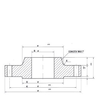 Slip on flanges